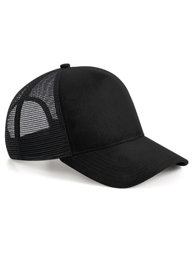 BEE-B643-Suede Snapback Trucker
